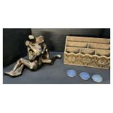 Abstract Kissing Sculpture, Lerner Storage.