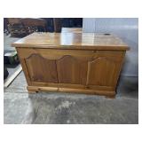 Mid Century Pine Blanket Chest.