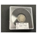 1881 Three Cent Nickel.
