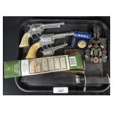 John Deere Calendar, Bowie Knife, Plastic Gun