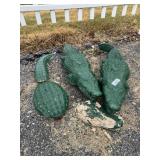 (3) Concrete Alligators.
