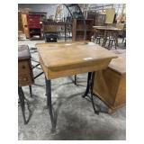 Vintage Wooden School Desk.