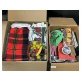 Blankets, Games, & Puzzles.