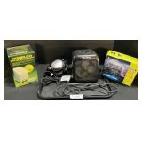 Heater, Radio, Air Cleaner, Headphones.