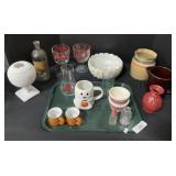 Advertising Glasses, 7UP, Pepsi, Vases, Mugs.