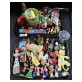 2 Trays Vintage Toys.