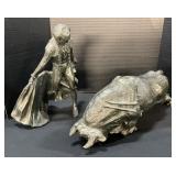 Resin Matador Bull & Fighter.