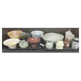 Stoneware & Pottery Planters & Bowl.