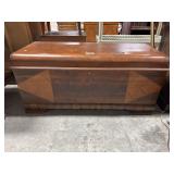 Vtg Art Deco Waterfall Style Mahogany & Cedar