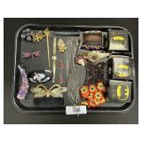 Costume Jewelry, Beaded Necklace, Hair Clips,