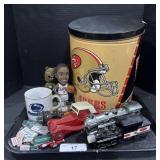 San Francisco 49ers Tin, PennState Mug &
