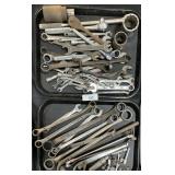 Large lot of Wrenches & Sockets, Craftsman.