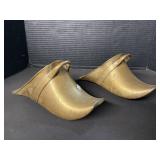 Brass Conquistador Style Stirrups.