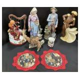 Homco, Christmas, Matador Figurines.