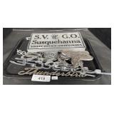 S.V.G.O. License Plates, Car Brand Emblems.