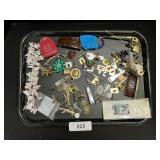 Pearl Necklace, Cufflinks, Hat Pins.