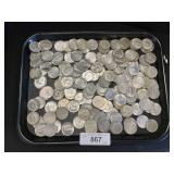 151 40% Silver Kennedy Half Dollars.