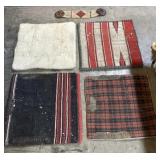 Horse Cinch & Saddle Blankets.