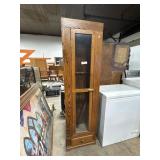 5 Gun, Oak Gun Cabinet.