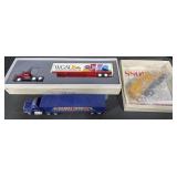 3 Die-Cast Model Trucks.