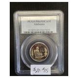 PCGS Graded 2003-S Alabama Quarter.