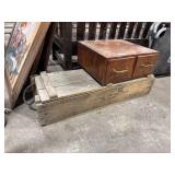 Dovetailed Filing Cabinet, Ammunition Crate.