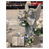 Resin Fairy Statue, Religious Garden Art.