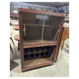 Vtg Mahogany Wine Cabinet.