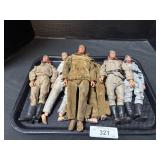 Army & Native American Dolls.