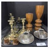 Variety Of Candleholders.