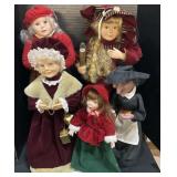 Christmas Dolls, Halloween Witch.