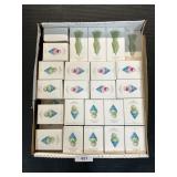 Box Of Various NOS Hallmark Ornaments.