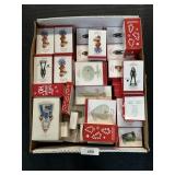 Box Of Various NOS Hallmark Ornaments.