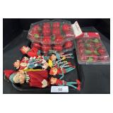 Variety of Christmas Ornaments.