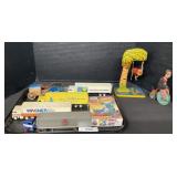 Winross Toy Trucks, MFG Windup Tin Toys, Go Bots.