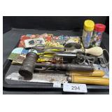 Antique Kitchen Utensils, Marbles.