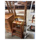 (2) Wooden Step Ladders.