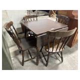 Dark Walnut DropLeaf Dining Table.