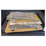 Vintage License Plates.