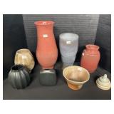 Hand Thrown Stoneware Vases.