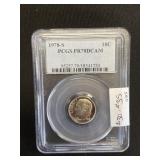 PCGS Graded 1978-S Roosevelt Dime.