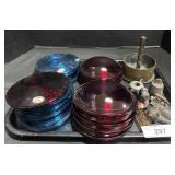 Koop Glass Railroad Light Covers, Pipe Holder.