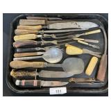 Kitchen Utensils, Antler Handles.