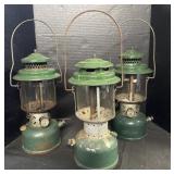 3 Coleman Lanterns.