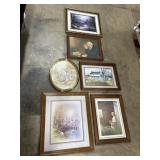 6 Framed Art Prints.