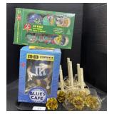 Blue M&M Dispenser, Looney Tunes Tree Plaques.