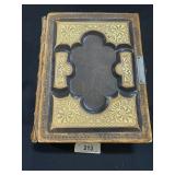 Antique Leather Bound Bible.