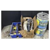 Electric Fencing, 600V Wire, Tools. Hitch.