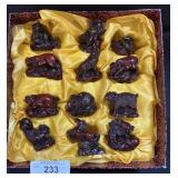 Hand Carved Wooden Animal Figurines.