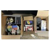 Halloween Decor & Masks, DVDs, Tower Fan.